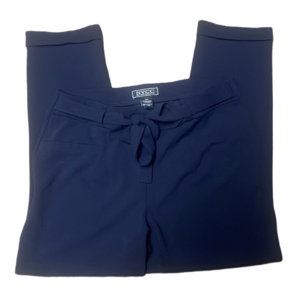 Navy blue Capri pants size 10 P – elastic bowtie waist – GREAT CONDITION!